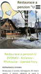 Mobile Screenshot of pensionuzvonku.cz