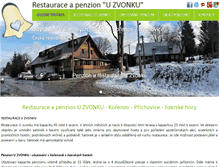 Tablet Screenshot of pensionuzvonku.cz